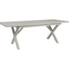 Jatkettava ruokapöytä terassille Brafab Hillmond, 160/220x100cm, khaki