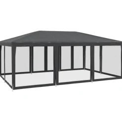 Juhlateltta verkkosivuseinillä, HDPE, eri kokoja ja värejä (02196)