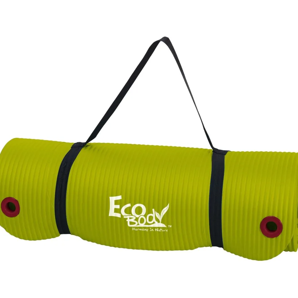 Jumppamatto Eco Body 1.5x60x180cm, lime