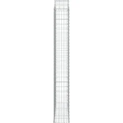 Kaareva kivikori 100x30x60/80 cm galvanoitu rauta