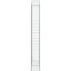 Kaareva kivikori 100x30x60/80 cm galvanoitu rauta