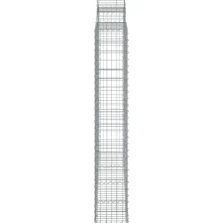 Kaareva kivikori 200x30x140/160 cm galvanoitu rauta (53487)