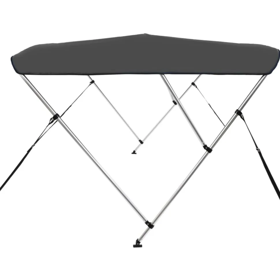 3-kaarinen bimini-kate, antrasiitti 183x140x137 cm
