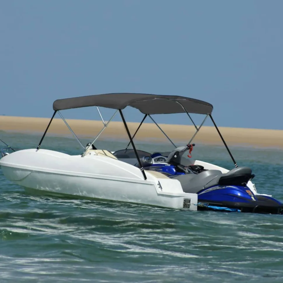3-kaarinen bimini-kate, antrasiitti 183x196x137 cm
