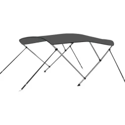 3-kaarinen bimini-kate, antrasiitti 183x196x137 cm