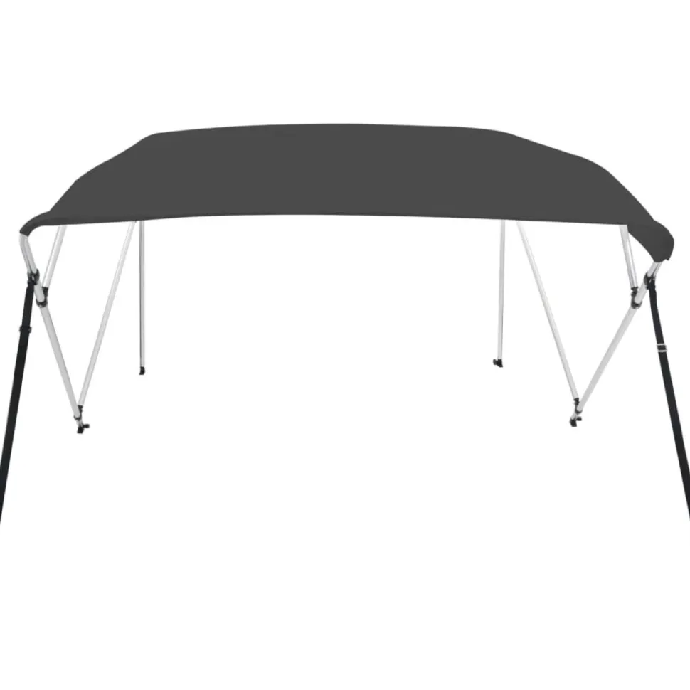 4-kaarinen bimini-kate, antrasiitti 243x196x137 cm