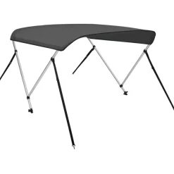 2-kaarinen bimini-kate, antrasiitti 180x150x110 cm