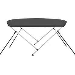 2-kaarinen bimini-kate, antrasiitti 180x150x110 cm