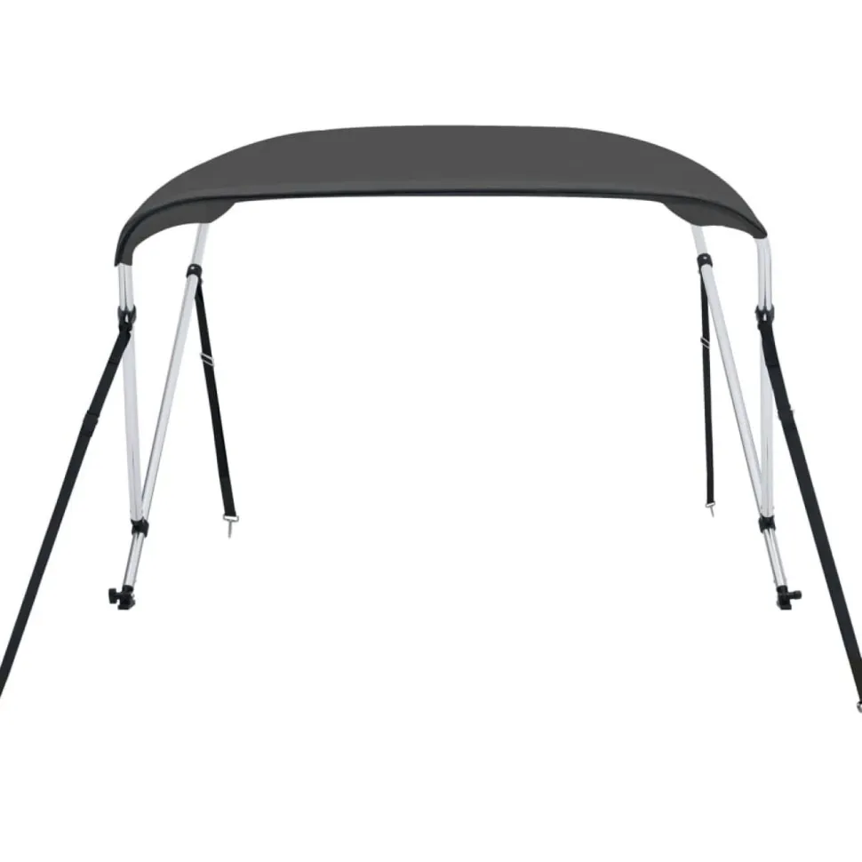2-kaarinen bimini-kate, antrasiitti 180x150x110 cm