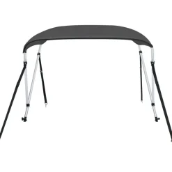 2-kaarinen bimini-kate, antrasiitti 180x130x110 cm