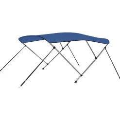 3-kaarinen bimini-kate, sininen, 183x180x137 cm