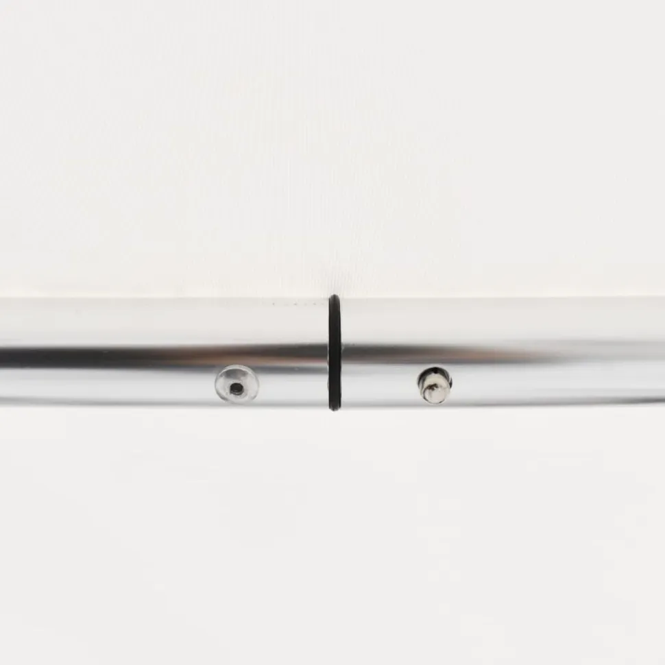3-kaarinen bimini-kate, valkoinen, 183x180x137 cm
