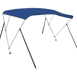 3-kaarinen bimini-kate, sininen, 183x140x137 cm