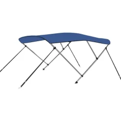 3-kaarinen bimini-kate, sininen, 183x160x137 cm