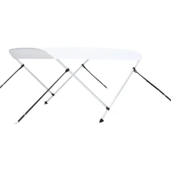 2-kaarinen bimini-kate, valkoinen 150x120x110 cm