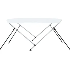 2-kaarinen bimini-kate, valkoinen 150x120x110 cm