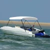 2-kaarinen bimini-kate, valkoinen 180x130x110 cm