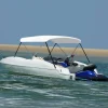 2-kaarinen bimini-kate, valkoinen 180x150x110 cm