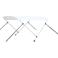 2-kaarinen bimini-kate, valkoinen 180x150x110 cm