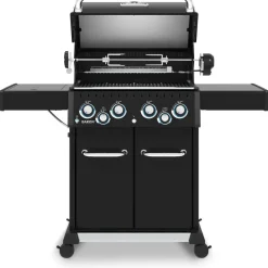 Kaasugrilli Broil King Baron 490 Shadow, 4 poltinta, sivukeitin, varraspaahdin