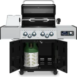 Kaasugrilli Broil King iQue Regal Q 490 IR, 4 poltinta, sivukeitin infrapunalla, varraspaahdin