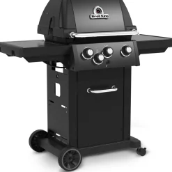 Kaasugrilli Broil King Royal 340 Shadow, 3 poltinta, sivukeitin