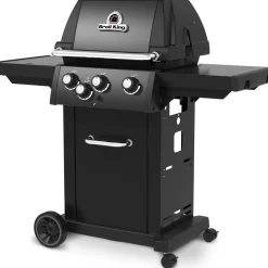 Kaasugrilli Broil King Royal 340 Shadow, 3 poltinta, sivukeitin