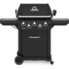 Kaasugrilli Broil King Signet 390 Shadow, 3 poltinta, sivukeitin, varraspaahdin