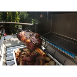 Kaasugrilli Broil King Signet 390 Shadow, 3 poltinta, sivukeitin, varraspaahdin