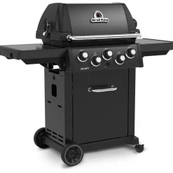 Kaasugrilli Broil King Signet 390 Shadow, 3 poltinta, sivukeitin, varraspaahdin