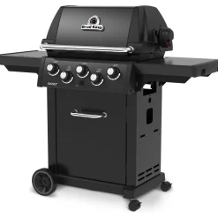 Kaasugrilli Broil King Signet 390 Shadow, 3 poltinta, sivukeitin, varraspaahdin