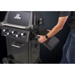 Kaasugrilli Broil King Signet 390 Shadow, 3 poltinta, sivukeitin, varraspaahdin