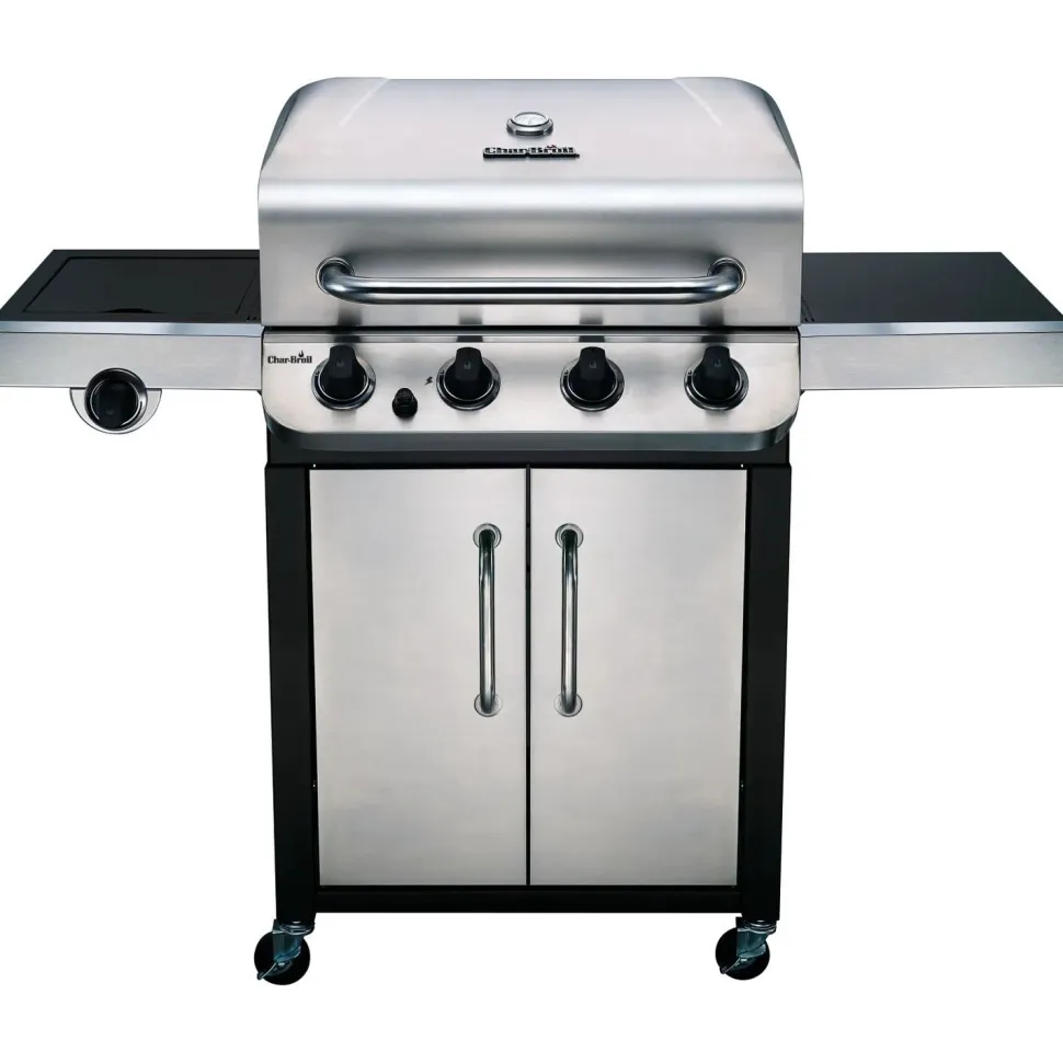 Kaasugrilli Char-Broil Convective 440 S, 4 poltinta, sivukeitin