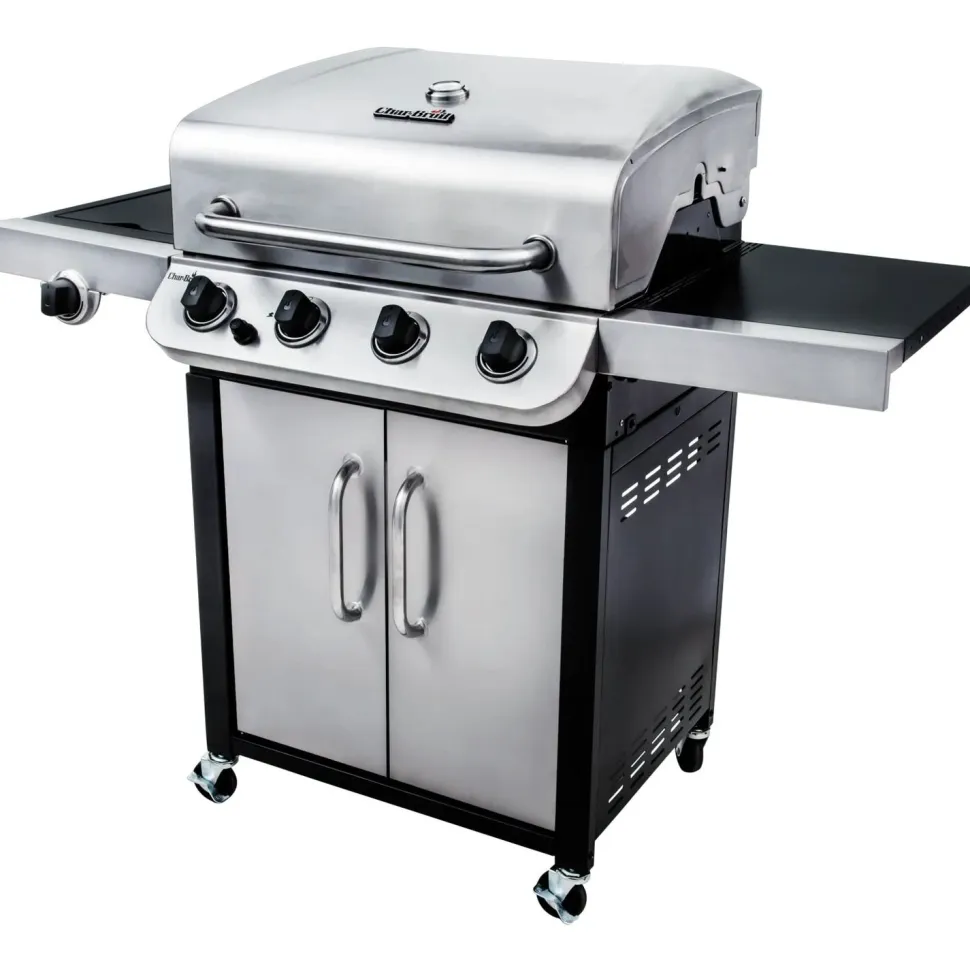 Kaasugrilli Char-Broil Convective 440 S, 4 poltinta, sivukeitin