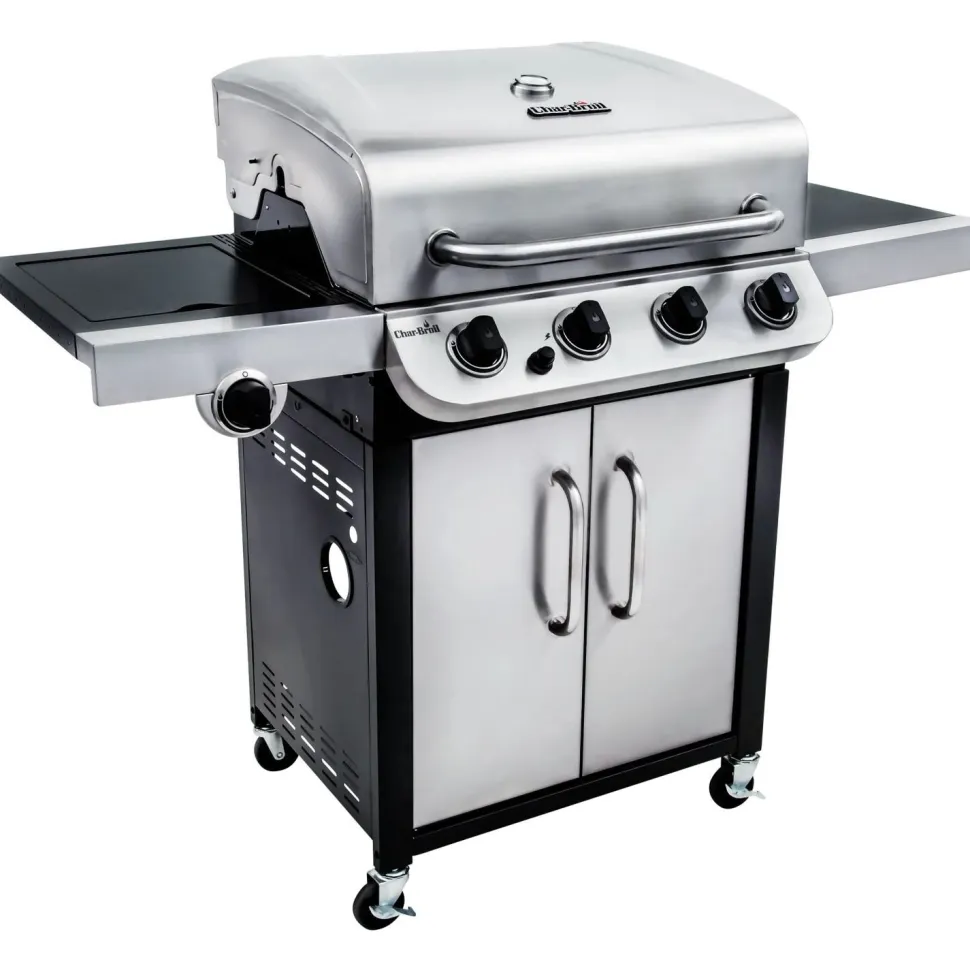 Kaasugrilli Char-Broil Convective 440 S, 4 poltinta, sivukeitin