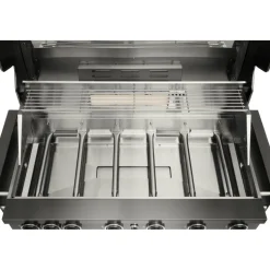 Kaasugrilli Mustang Black Jewel 6 built-in, 6 poltinta, upotettava, musta