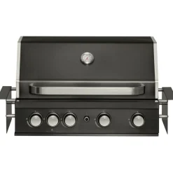 Kaasugrilli Mustang Black Pearl 4 built-in, 4 poltinta, upotettava, musta