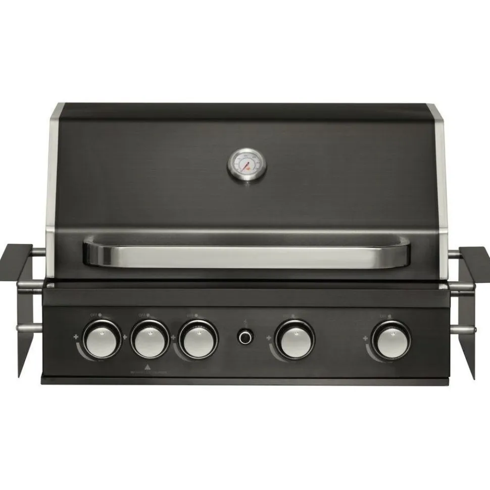 Kaasugrilli Mustang Black Pearl 4 built-in, 4 poltinta, upotettava, musta