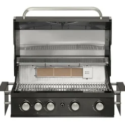 Kaasugrilli Mustang Black Pearl 4 built-in, 4 poltinta, upotettava, musta