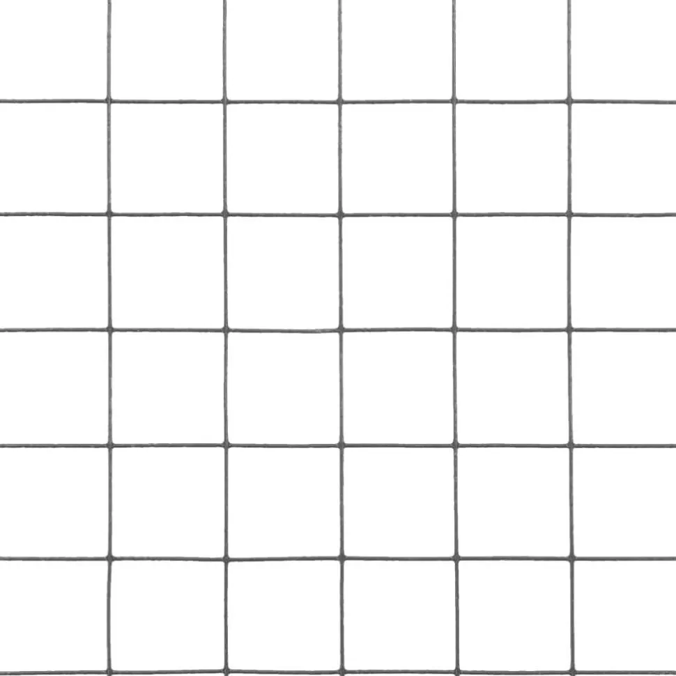 Kanaverkko 12x12mm galvanoitu teräs 25x1.5m harmaa