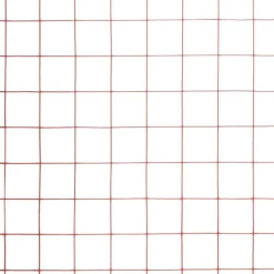 Kanaverkko 16x16mm galvanoitu teräs 25x0.5m punainen