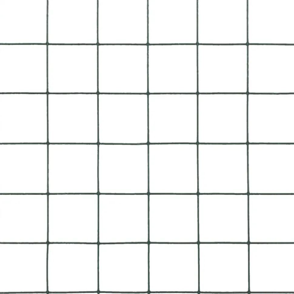 Kanaverkko 12x12mm galvanoitu teräs 25x1.5m vihreä