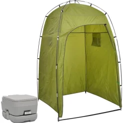 Kannettava retkeily-WC teltalla 10 + 10 l eri värejä