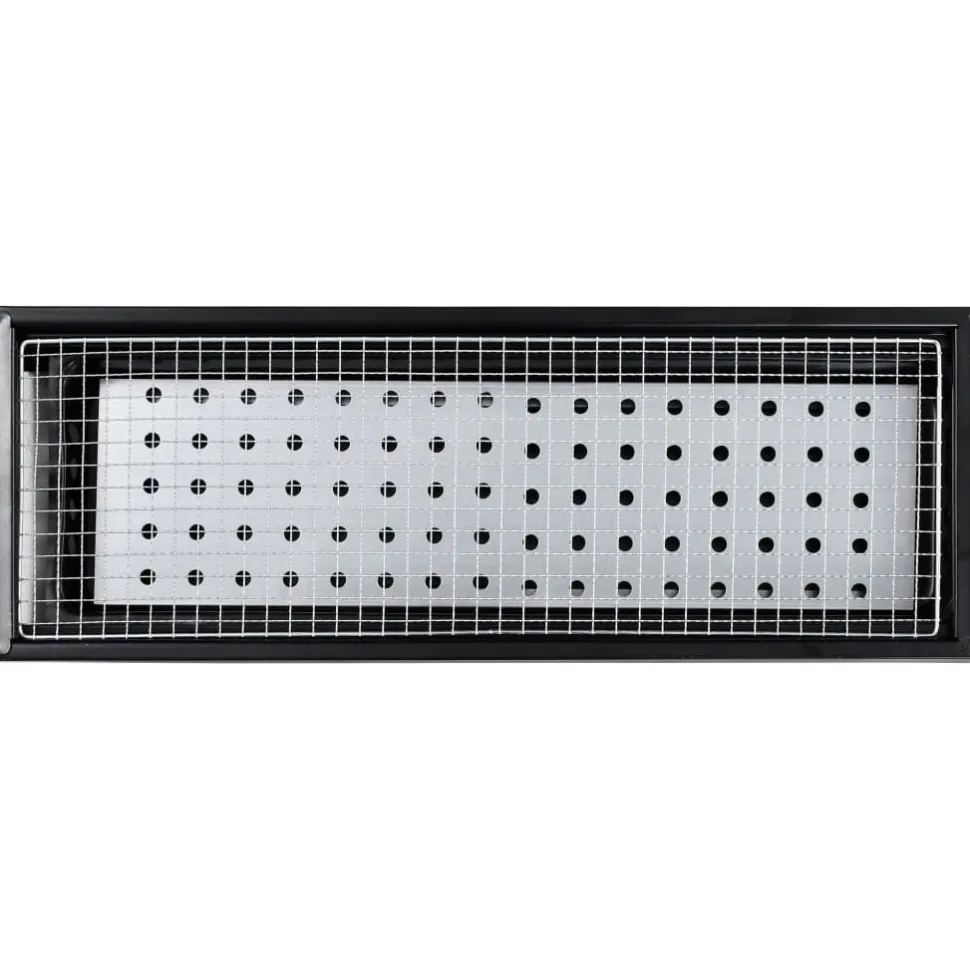 Kannettava retkigrilli teräs 60x22,5x33 cm