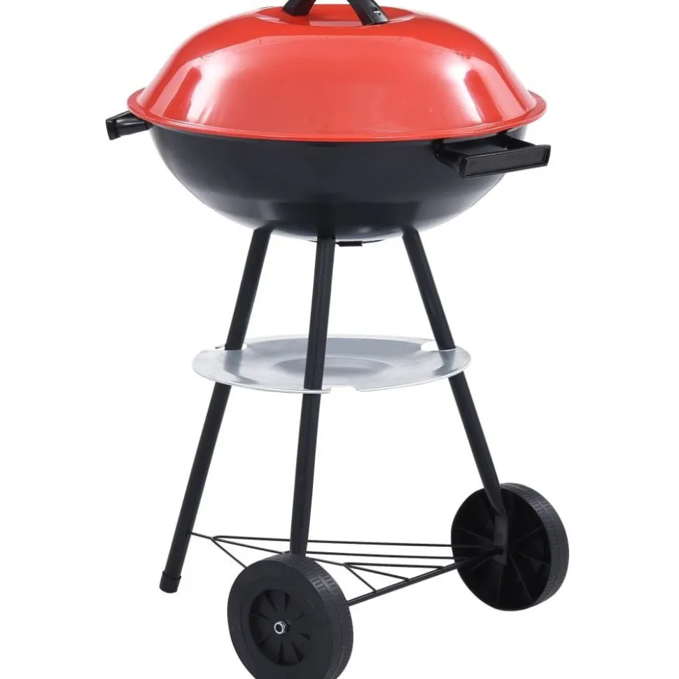 Kannettava xxl hiiligrilli pyörillä 44 cm