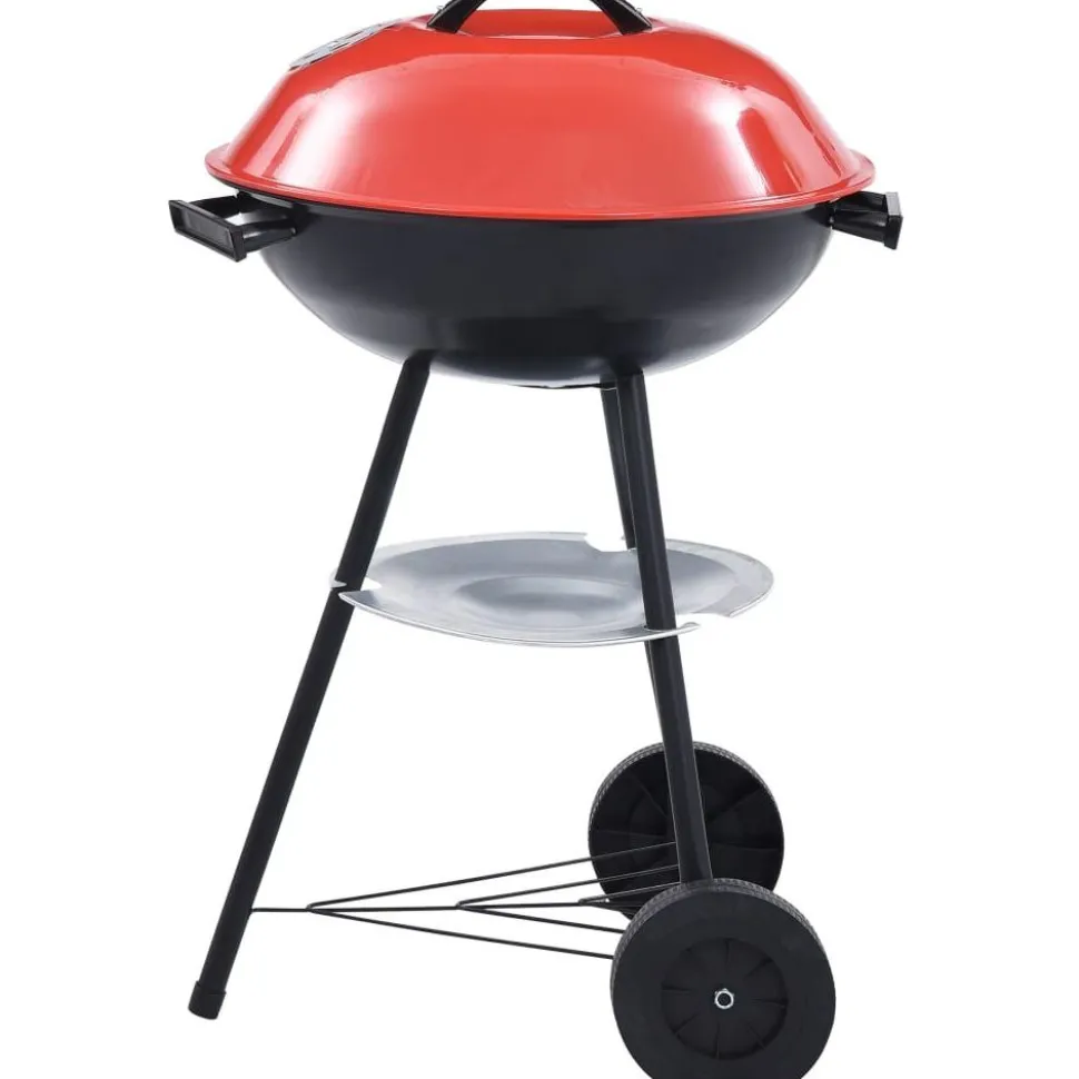 Kannettava xxl hiiligrilli pyörillä 44 cm