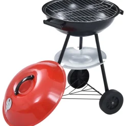 Kannettava xxl hiiligrilli pyörillä 44 cm