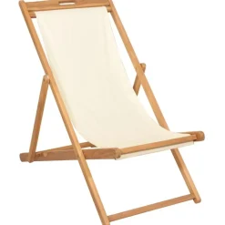 Kansituoli tiikki 56x105x96 cm kerma
