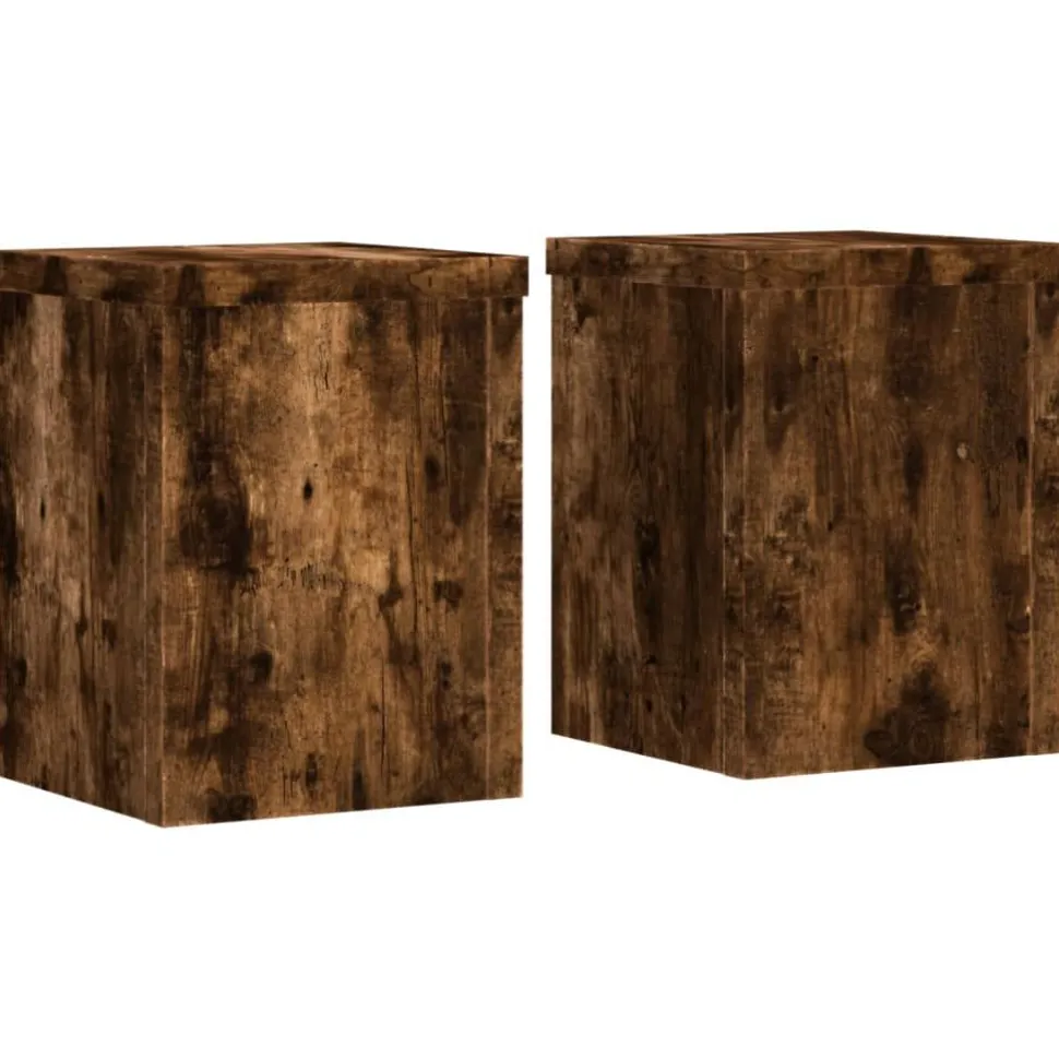 Kasvitelineet 2 kpl savutammi 15x15x20 cm tekninen puu (52892)