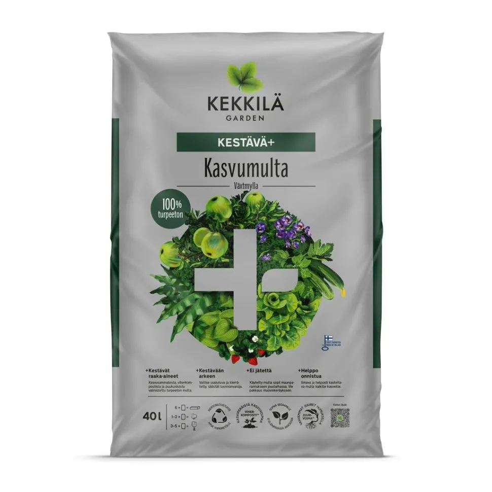 Kasvumulta Kekkilä Kestävä+, 70 säkkiä x 40 litraa/lava, 2800 litraa